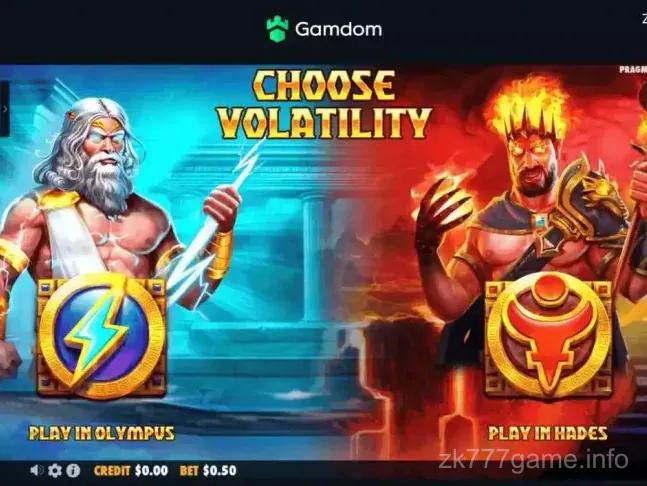 zk77 game app interface - slots section