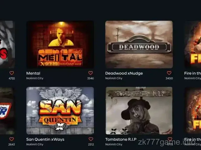 zk77 game app interface - live casino